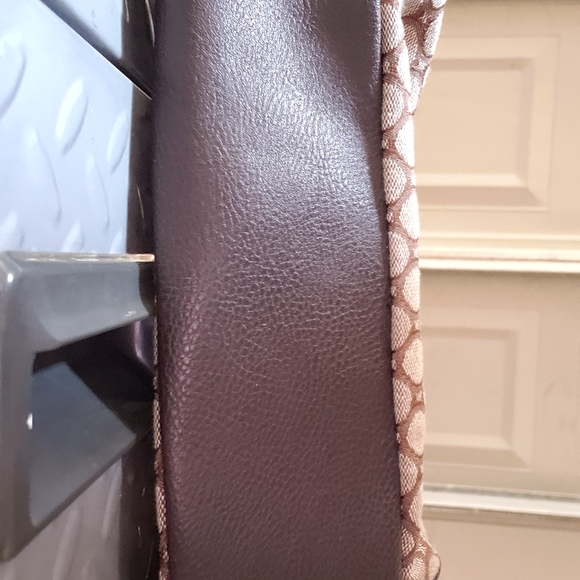 EUC NINE WEST geometric brown / neutral tones bag (OS) - Picture 9 of 13